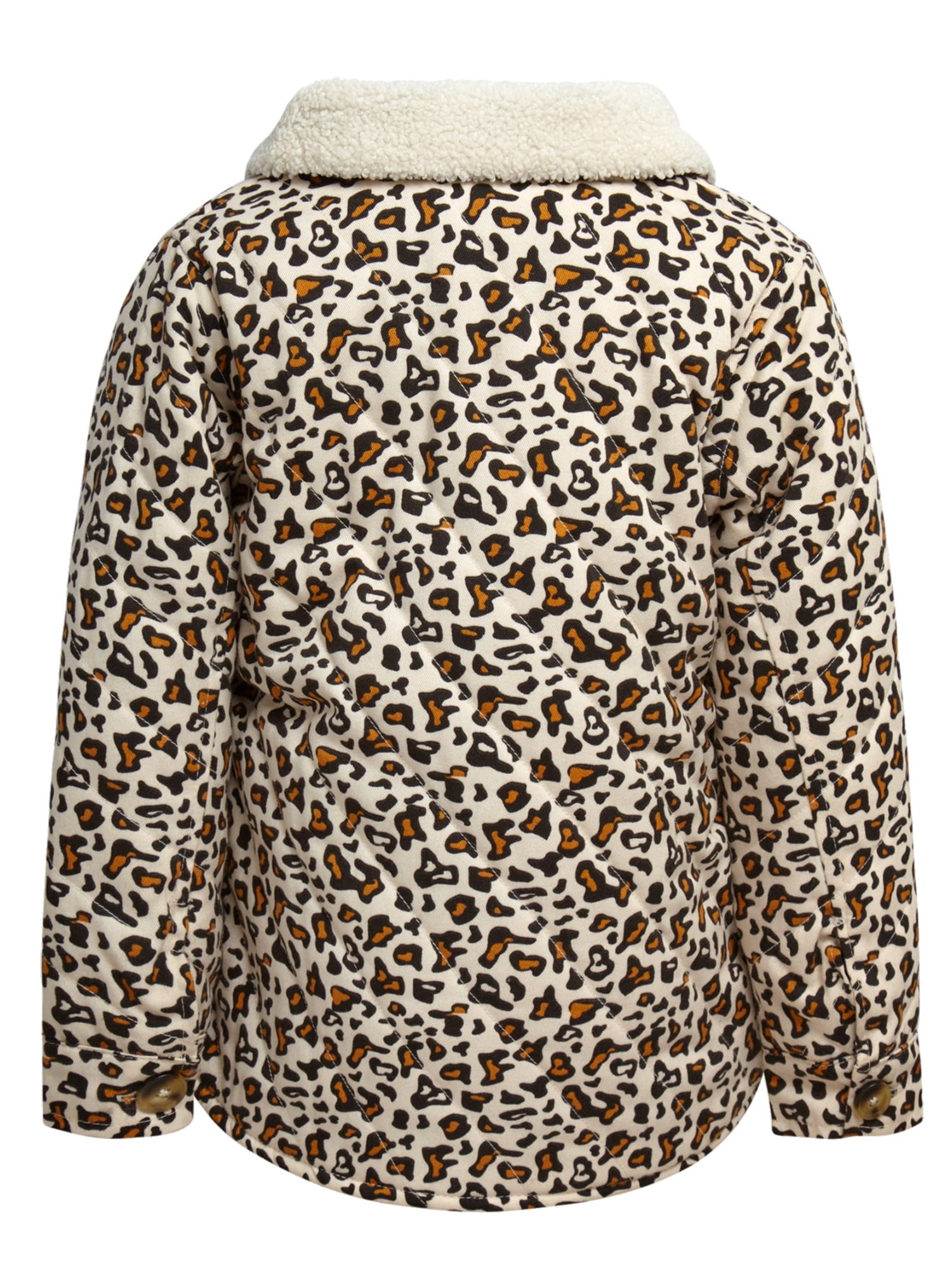 Jessica Simpson Infant and Toddler Girls' Puffer Coat with Sherpa Collar, Sizes 12-24M