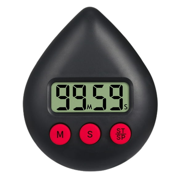 Water Drop Shaped Bathroom Timer Portable Digital Shower Timer for Kitchen Shower