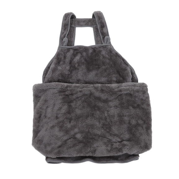 Xirurus Cozy Fleece Cat & Dog Sling Backpack with Retractable Rope, Hands‑Free Shoulder Carrier, Space‑Saving Design