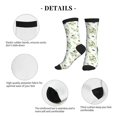 thumbnail image 6 of Crew Socks for Women Men, Bee bumblebee daisy flower cute  Moisture Running Athletic Football Striped Socks Cushion Tube Socks, 6 of 7