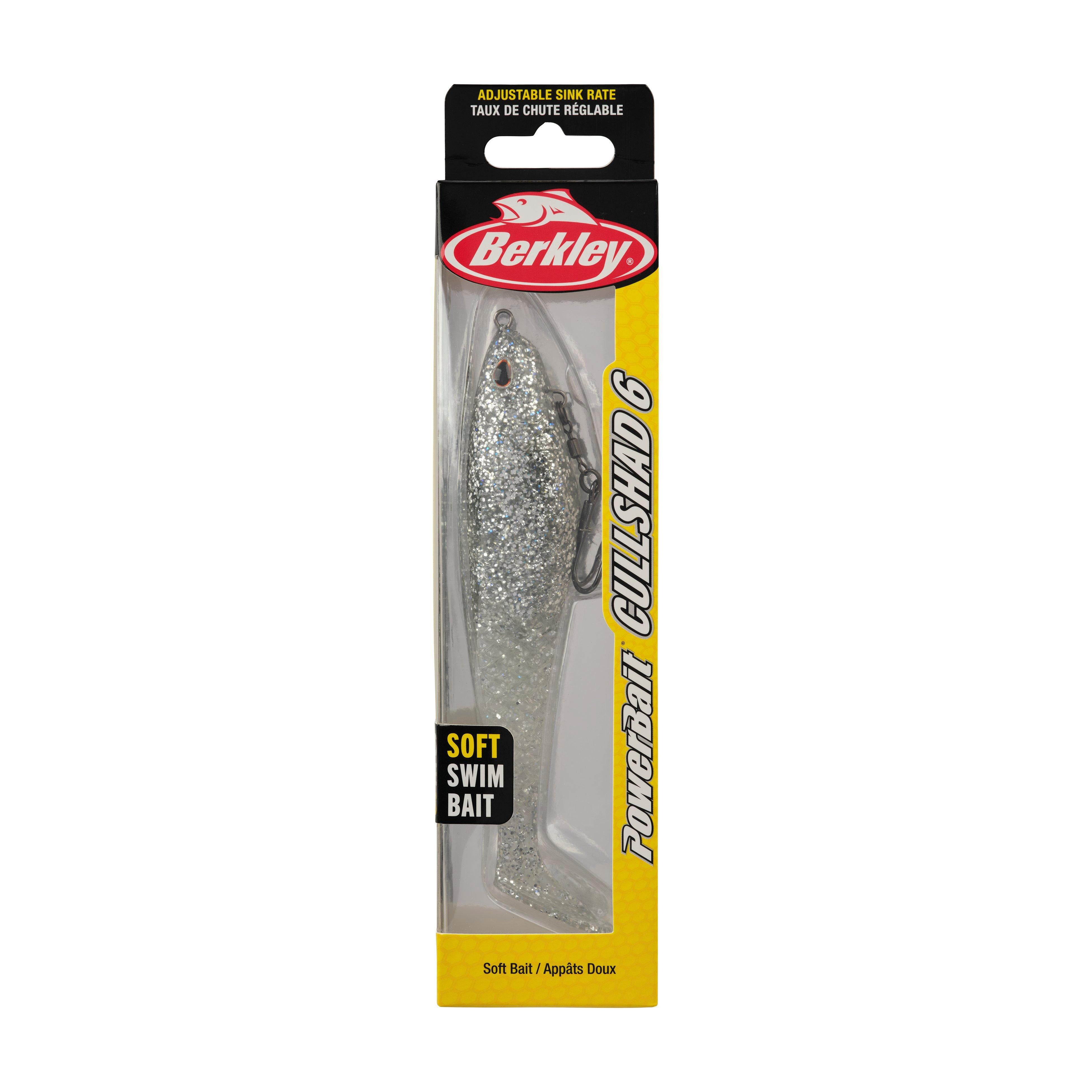 Berkley PowerBait® CullShad, 6 in, Chrome Flash
