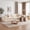 White, variant on Apicizon 101" Dark Grey Modular Cloud Sectional Sofa, L‑Shaped Sleeper Couch with Ottoman, No Assembly for Apartment Living Room