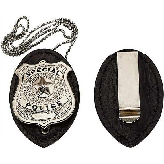 Rothco Badge Holder Clip On Leather