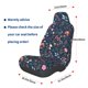 thumbnail image 3 of Balery Colorful Flowers Funda de Asiento para Auto con Diseño - Cubierta Frontal Suave y Transpirable con Protector Antideslizante- 1 Unidad, 3 of 5