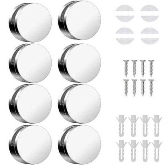 Leke 8Pcs Mirror Clips Mirror Hanging Hardware Mirror Holder Clips Mirror Hang