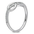 thumbnail image 4 of Miabella 1/7 CT TW Diamond Infinity Ring in 10k White Gold, 4 of 4