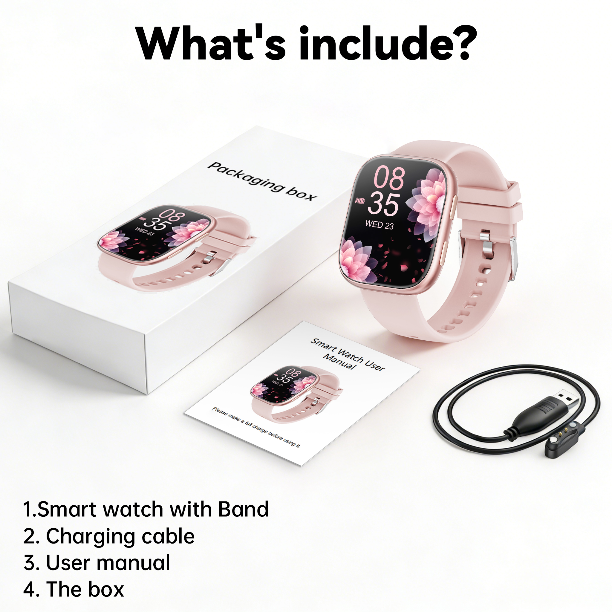 Joautrial 1.85" HD Smart Watch with Bluetooth Calling photo 6