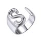 thumbnail image 1 of Anillo de moda para mujer, anillo de pareja, anillo de apertura de 26 letras, joyería Wmkox8yi  sjalhkljlk2544, 1 of 1