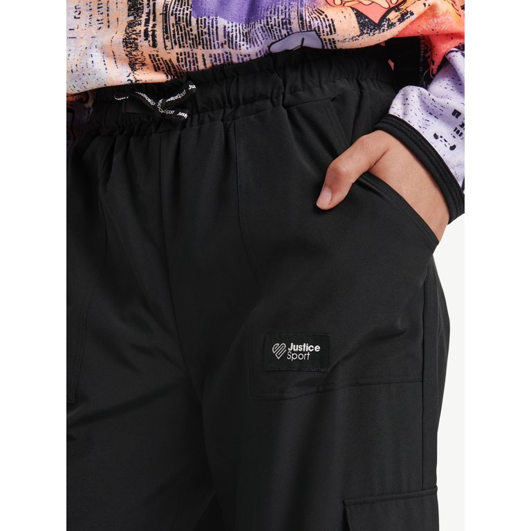 Justice Girls Jsport Parachute Pant, Sizes XS-XL & Plus Justice Girls Jsport Parachute Pant, Sizes XS-XL & Plus
