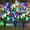 6 PACK, variant on Outdoor Solar Garden Stake Lights - 2 Pack Solar Powered Lights with 8 Lily Flower, Multi-color Changing LED Solar Decorative Lights for Garden, Patio, Backyard (Purple and White)