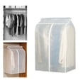 thumbnail image 4 of Large Garment Cover Transparent Easy To Install Hanging Clothes Storage Bag Clothes Dust Cover with Hook and Loop, 4 of 9