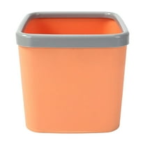 Qholemyo Cute Desktop Trash Can Home Office Desk Living Room Restaurant Car Debris Storage Barrel Trash Basket Small Trash Can