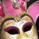 thumbnail image 2 of Máscara veneciana Bola de Halloween Máscara Fiesta Bash A-Borgoña Afortunado Sencillez, 2 of 2