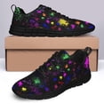 thumbnail image 4 of Paint Splatters Shoes for Men Women Running Sneakers Breathable Casual Sport Tennis Shoes Black Size 4.5, 4 of 5