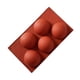 thumbnail image 1 of Molde para pastel antiadherente de Silicona LIUXGMXG forma de media bola 5 agujeros, 1 of 4