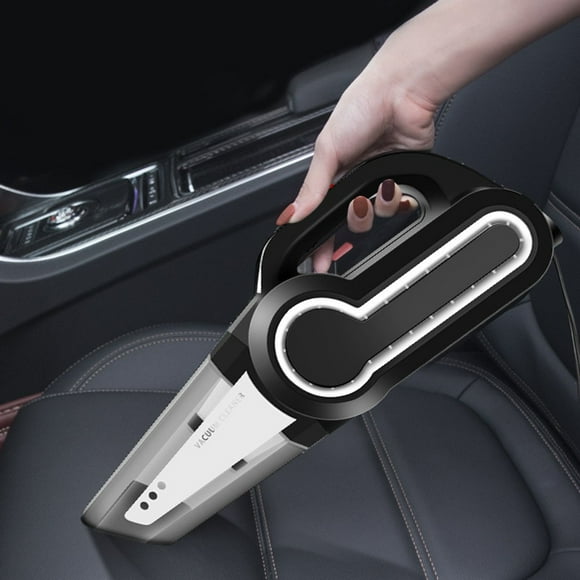 Car Vacuum Cleaner with Air Compressor Pump 4-IN-1 Portable DC with LED Light