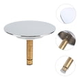thumbnail image 3 of Tapón para bañera de 72 mm, tapones para bañera, tapón para fregadero, desagüe para bañera, tapón de drenaje para bañera con junta de repuesto, apto para bañera, inoxidable e impermeable, 3 of 5