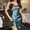 Green, variant on Xysaqa Women's Floral Printed Satin Silk Nightgown Comfy Sleeveless Sleepwear Plus Size Dress for Women Sexy Cowl Neck Sleepshirts Mini Full Slip Chemise Nightwear 3X 4X 5X Clearance Black