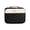 Black-large, variant on Cosmetic Bags for Women Elegant PU Leather Makeup Pouch Travel Toiletries Storage Hangbag Tote Bag
