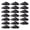 Black, variant on 20Piece E Track Clips Cargo Anchors Fastening For Truck Trailers Cargo Tie Downs Transport Industry