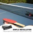 thumbnail image 3 of HAMPPLIES Adjustable Black Table Tennis Net Replacement with Tight Mesh for Competition and Training, 3 of 7