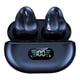 thumbnail image 1 of Auriculares con clip para la oreja, kits manos libres, auriculares estéreo HiFi para correr, auriculares negro, 1 of 9