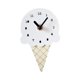 thumbnail image 2 of Mini reloj de pared con diseño de helado, silencioso, minimalista y elegante. Blanco, 2 of 9