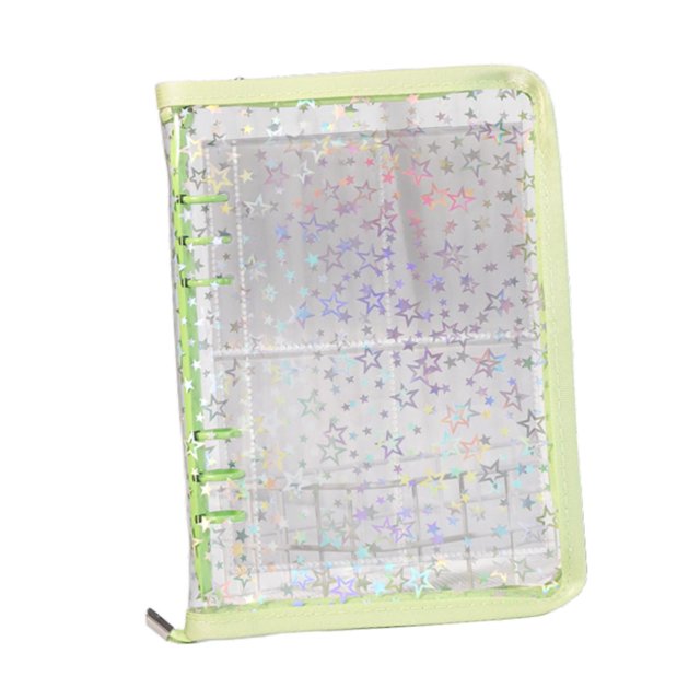 Libro de almacenamiento de joyas Organizador de joyas de viaje Bolsa reutilizable portátil para coleccionar Verde