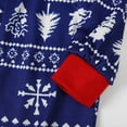 thumbnail image 6 of Matching Family Pajamas Sets Christmas PJ's Snowflake Print Top and Pants Bottom Sleepwear, 6 of 10