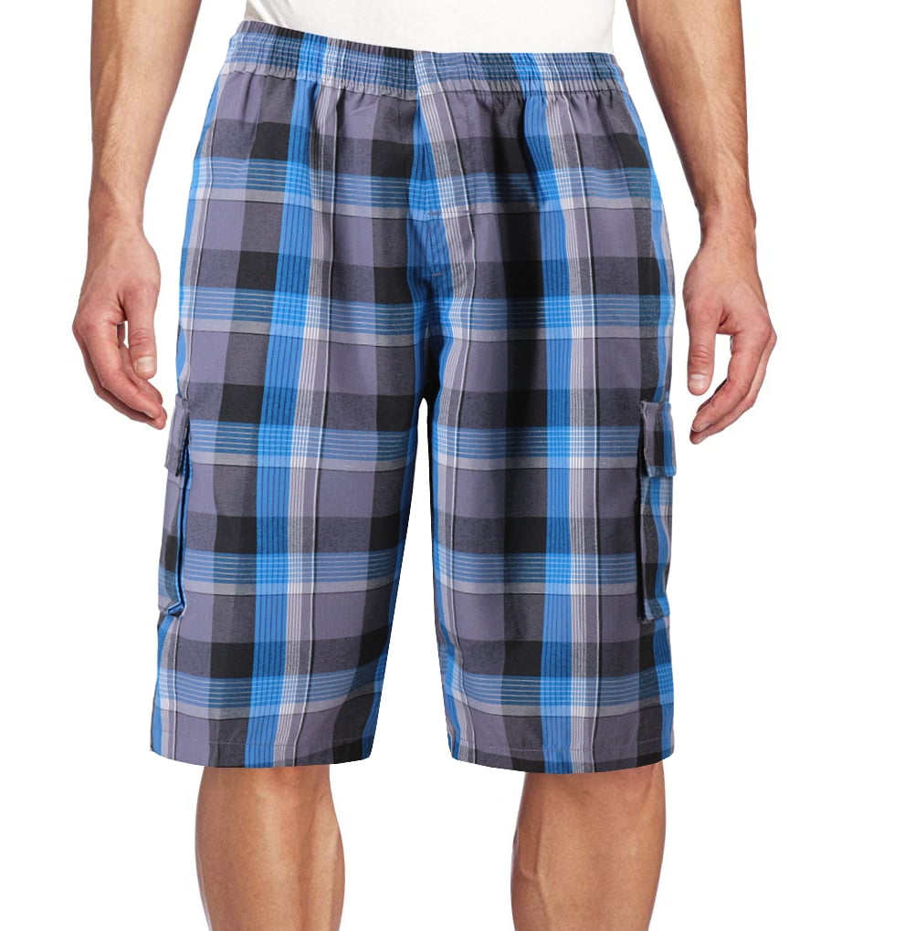 mens turquoise cargo shorts