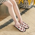 thumbnail image 5 of House Slippers for Women Men - Ladybug print Lightweight House Shoes Fuzzy Slippers, Soft Slip-On Cozy House Slippers for Woman Indoor Outdoor, 5 of 7