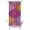 boho-804, variant on Small Stall Narrow Shower Curtain 36"W x 72"L – Tropical Bohemian Leaves, Mid-Century Abstract Boho Botanical Bathroom Decor, Vintage Floral Palm Leaf Pattern, Rustic Tribal Folk Style