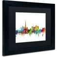 thumbnail image 2 of Trademark Fine Art "Dubai Skyline" Canvas Art by Michael Tompsett Black Matte, Black Frame, 2 of 4