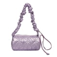 thumbnail image 1 of Bolsos Mujer Bolsos Cruzados Acolchados Casuales Bolso Hombro en Forma Barril (púrpura), 1 of 9