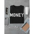 thumbnail image 3 of Money Street Words Men Black T-Shirt, Male Large, 3 of 4