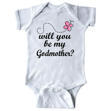 

Inktastic Godmother Proposal Baby Girl Gift Baby Girl Bodysuit