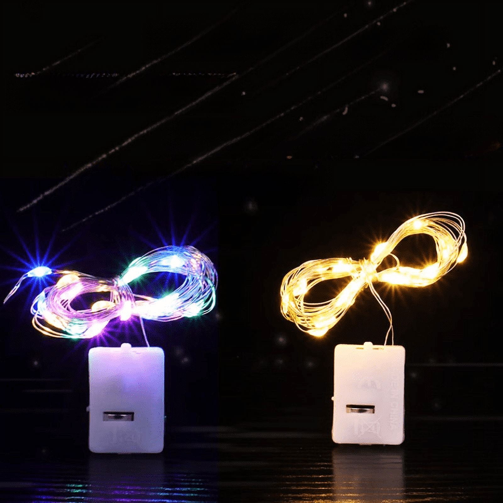Luces LED pequeñas, ramo navideño, ambiente decorativo, alambre de ...