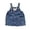 Blue, variant on Girls Jumpsuit Sleeveless Denim Overalls with Bunny Ear Easter Summer Clothes for Girls Fashion 12-18 Months