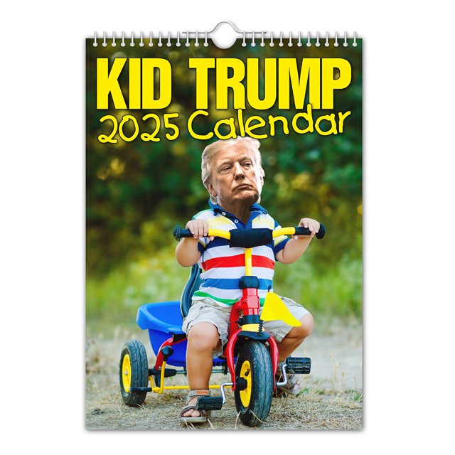 Blocs Notas Planificador Calendario Pared Trump 2025 Regalos Divertidos Colgantes