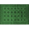 thumbnail image 1 of Ahgly Company Indoor Rectangle Oriental Emerald Green Industrial Area Rugs, 4' x 6', 1 of 4