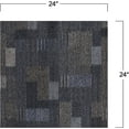 Mohawk Basics 24" x 24" Carpet Tile Sample with EnviroStrand™ PET Fiber in Ocean Deep (1 piece
