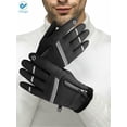 thumbnail image 4 of Deago Touch Screen Winter Gloves Waterproof Thermal Warm Ski Snow Workout Gloves for Men Women (Black, M), 4 of 10