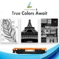 thumbnail image 2 of True Image 4-Pack Compatible Toner Cartridge for HP CE310A 126A Work with Pro CP1025 CP1025NW M275 MFP M175A M175NW Printer (Black,Cyan,Magenta,Yellow), 2 of 11