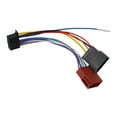 thumbnail image 2 of For Pioneer 2010-on For Pioneer 2010-on Audio Adapter Cable 185mm Anti-corrosion Black Direct Installation ISO Female Connector, 2 of 8