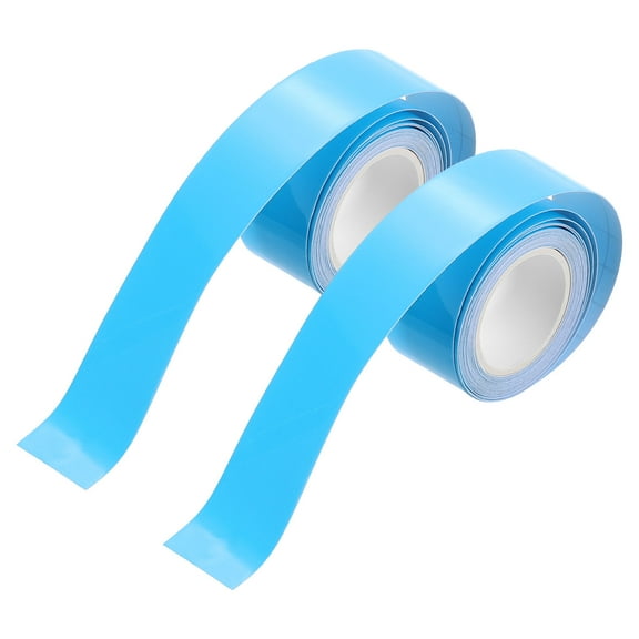 Uxcell 2 Rolls Glow in the Dark Tape 10ft x 1" Lasting Bright Sticker Tape, Glow Tape for Outdoor Sports Night Decoration Home Marking Stairs Walls Export Signs, Blue