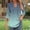 Army Green, variant on Shirts for Women 3/4 Sleeve Blue Tops Fall V-Neck Blouse Loose Gradient Womens