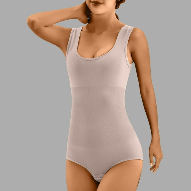 Body moldeador para mujer, 1 pieza, moldeador con compresión sin costuras y pantalones de compresión de plástico mejorados.