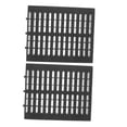thumbnail image 6 of LOLIPPYY 2-Pack Black Plastic Outdoor Drain Grate Covers, Heavy Duty Trench Drain with Wear Resistant Design, 6 of 8