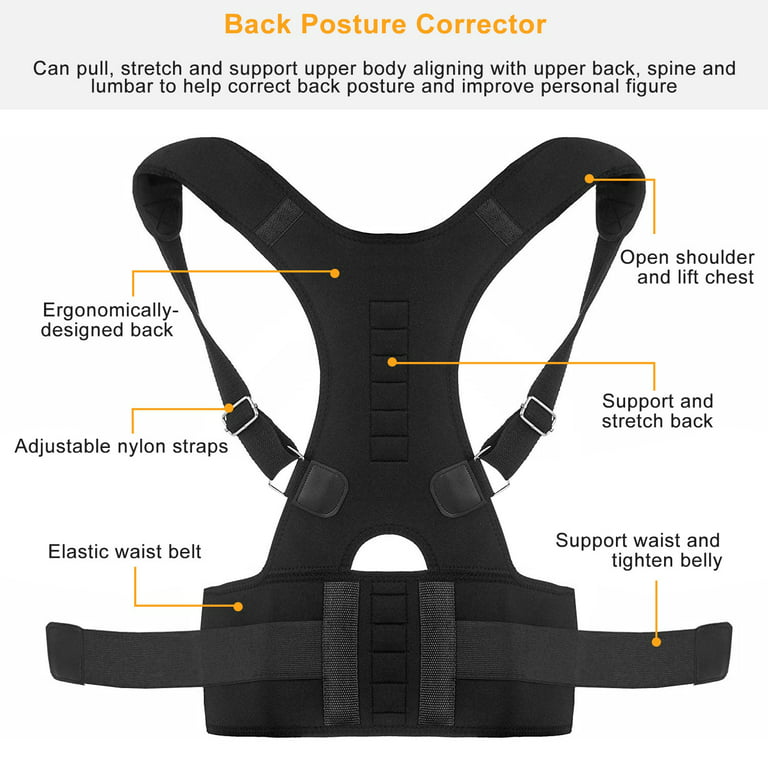 Tonus Elast Deluxe Posture Corrector, Lumbar Support Belt, Round
