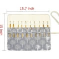 thumbnail image 4 of Artisan Canvas Companion: Estuche enrollable, regalo perfecto ideal para organizar pinturas y viajar, asas ergonómicas de madera real, rollo de lienzo para artistas para guardar, 4 of 7